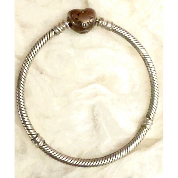 Pandora moments snake bracelet Heart clasp small Childs? - Picture 1 of 10